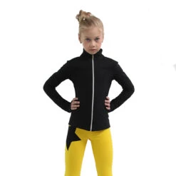 IceDress Figure Skating Outfit - Thermal - Disco Dance (Black With Yellow) -Skate Shop 022150aef75c 15577 01365 27585.1582515918