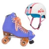 Moxi Combo Set - Beach Bunny Roller Skate (Periwinkle Sunset) & Helmet (Stripey) 2 Moxi Combo Set - Beach Bunny Roller Skate (Periwinkle Sunset) & Helmet (Stripey) -Skate Shop 02 62057.1643916408