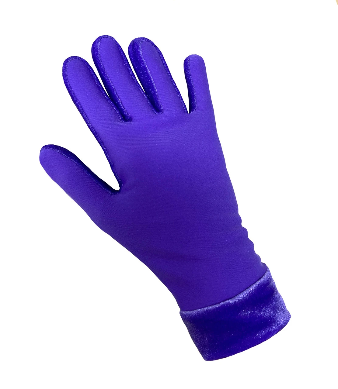 Icedress - Thermal Figure Skating Gloves With Velvet (Purple) 3 Icedress - Thermal Figure Skating Gloves With Velvet (Purple)