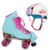 Moxi Combo Set - Beach Bunny Roller Skate (Blue Sky) & Helmet (Stripey) 2 Moxi Combo Set - Beach Bunny Roller Skate (Blue Sky) & Helmet (Stripey) -Skate Shop 04 07351.1669205965