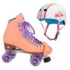 Moxi Combo Set - Beach Bunny Roller Skate (Peach Blanket ) & Helmet (Stripey) 2 Moxi Combo Set - Beach Bunny Roller Skate (Peach Blanket ) & Helmet (Stripey) -Skate Shop 06 43123.1669206008
