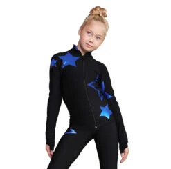 IceDress Figure Skating Pants - Thermal - Star Sky (Black With Cornflower Blue) -Skate Shop 077b3c0c08d2 28719 64955 31039.1601469343