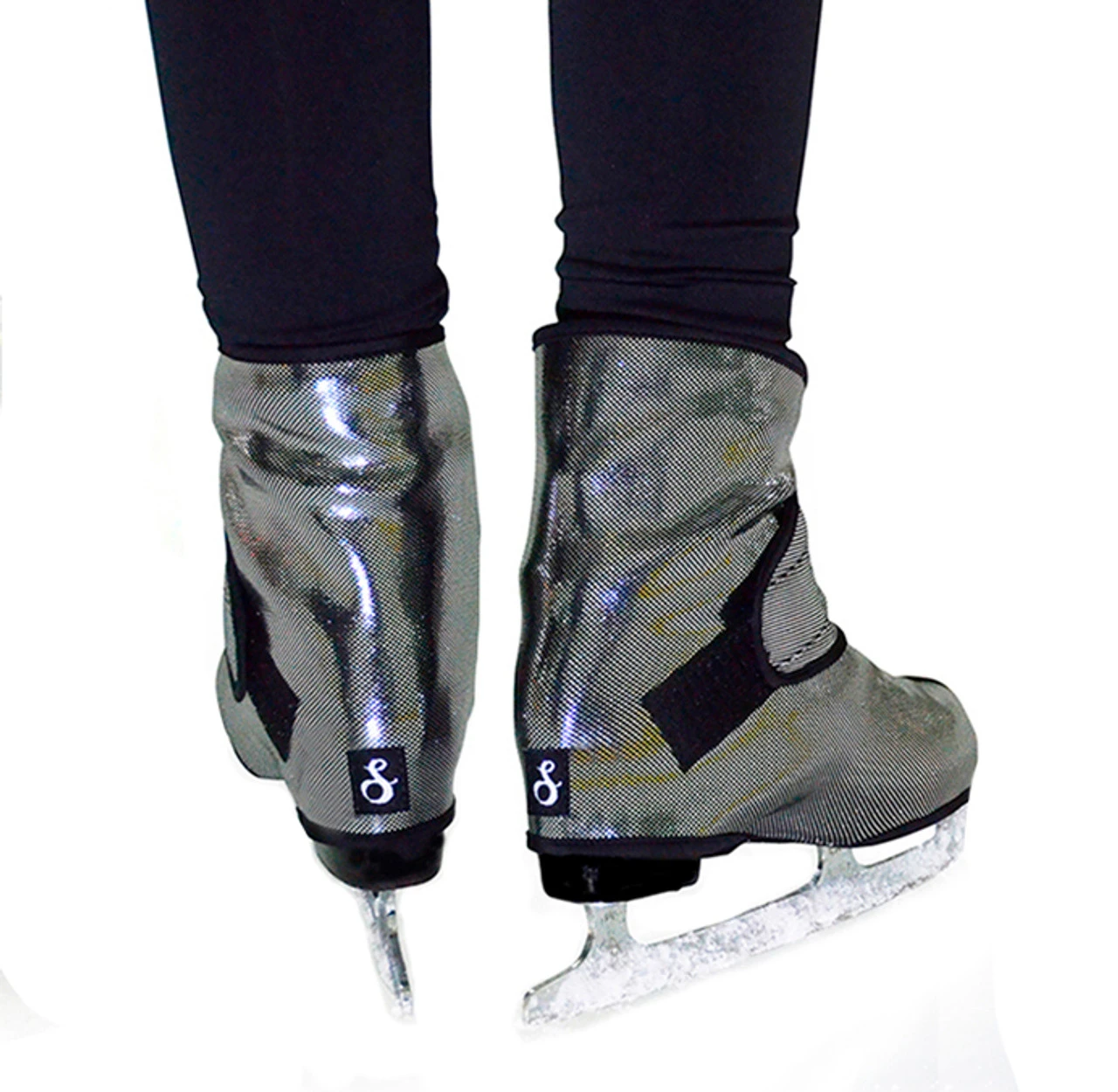 Sk8Wraps - Insulated Skate Boot Covers - Silver Streak 3 Sk8Wraps - Insulated Skate Boot Covers - Silver Streak