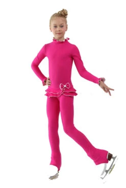 IceDress Figure Skating Outfit - Thermal - Minx (Fuchsia With White) -Skate Shop 0aecdffe54ae 95072 53339.1582465219