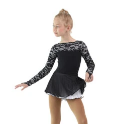 IceDress Figure Skating Dress - Thermal - Harmony (Black With White) -Skate Shop 0d5de7232738 30238 32644 20877.1582510377