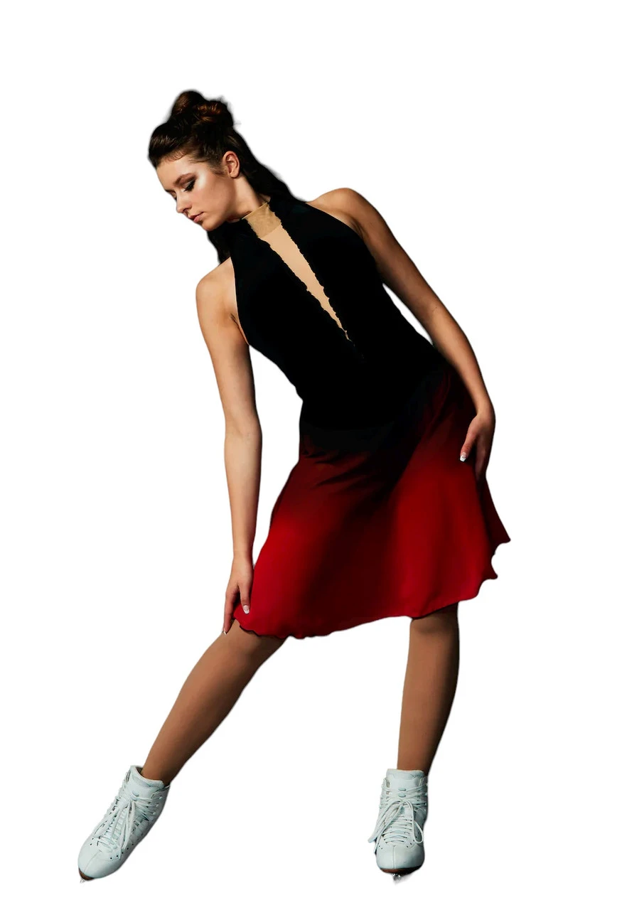 Elite Xpression - Faded Red Dance Dress 3 Elite Xpression - Faded Red Dance Dress