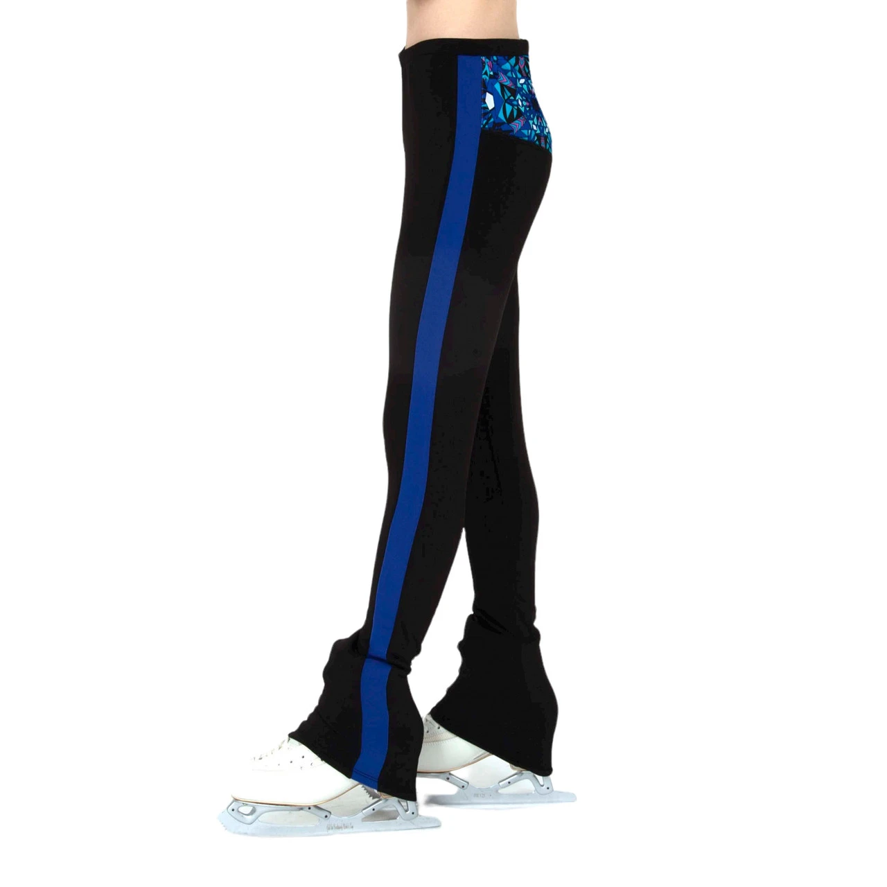 Jerry's S142 Stripe SnowScape Figure Skating Legging 3 Jerry's S142 Stripe SnowScape Figure Skating Legging