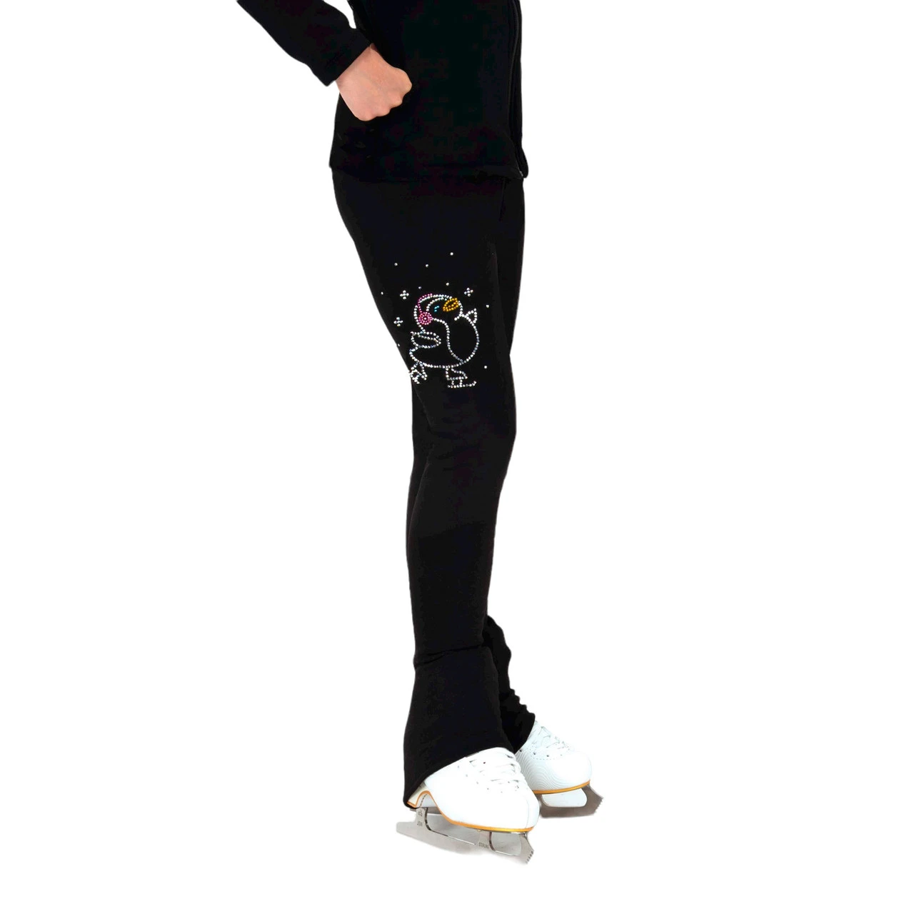 Jerry's S170 Figure Skating Critter Crystal Legging - Skating Penguin 3 Jerry's S170 Figure Skating Critter Crystal Legging - Skating Penguin