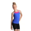 IceDress - Two-color Figure Skating Cami Top (Cornflower And Fuchsia) -Skate Shop 1.1672310466 44894.1672314455