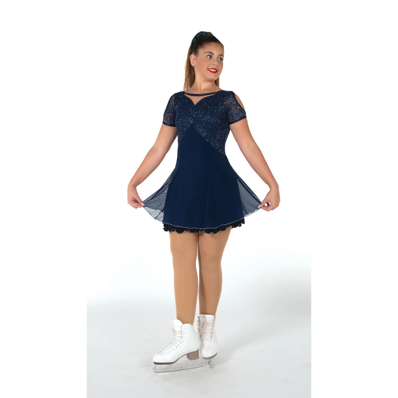 Jerry's Ice Skating Dress - 45 Empiresque Dress (Navy Blue) 3 Jerry's Ice Skating Dress - 45 Empiresque Dress (Navy Blue)