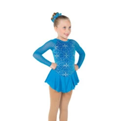 Jerry's Ice Skating Dress - 175 Silver Sweet Dress (Capri Blue)