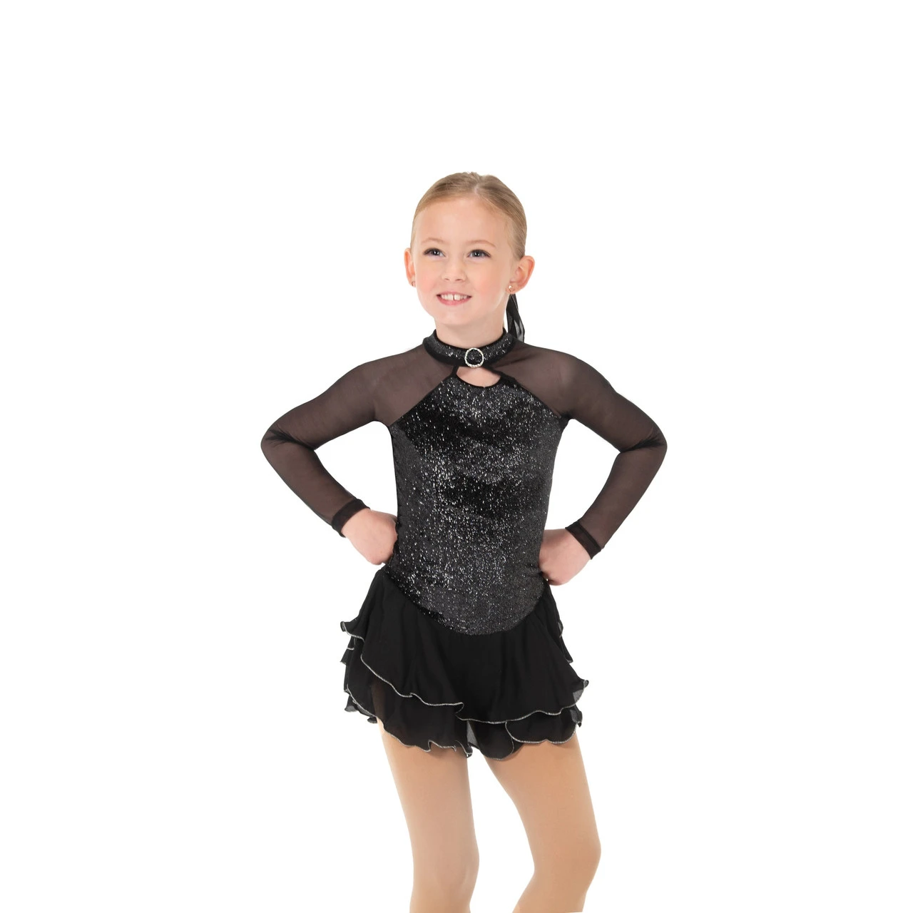 Jerry's Ice Skating Dress - 179 Shimmer Dress (Black) 3 Jerry's Ice Skating Dress - 179 Shimmer Dress (Black)