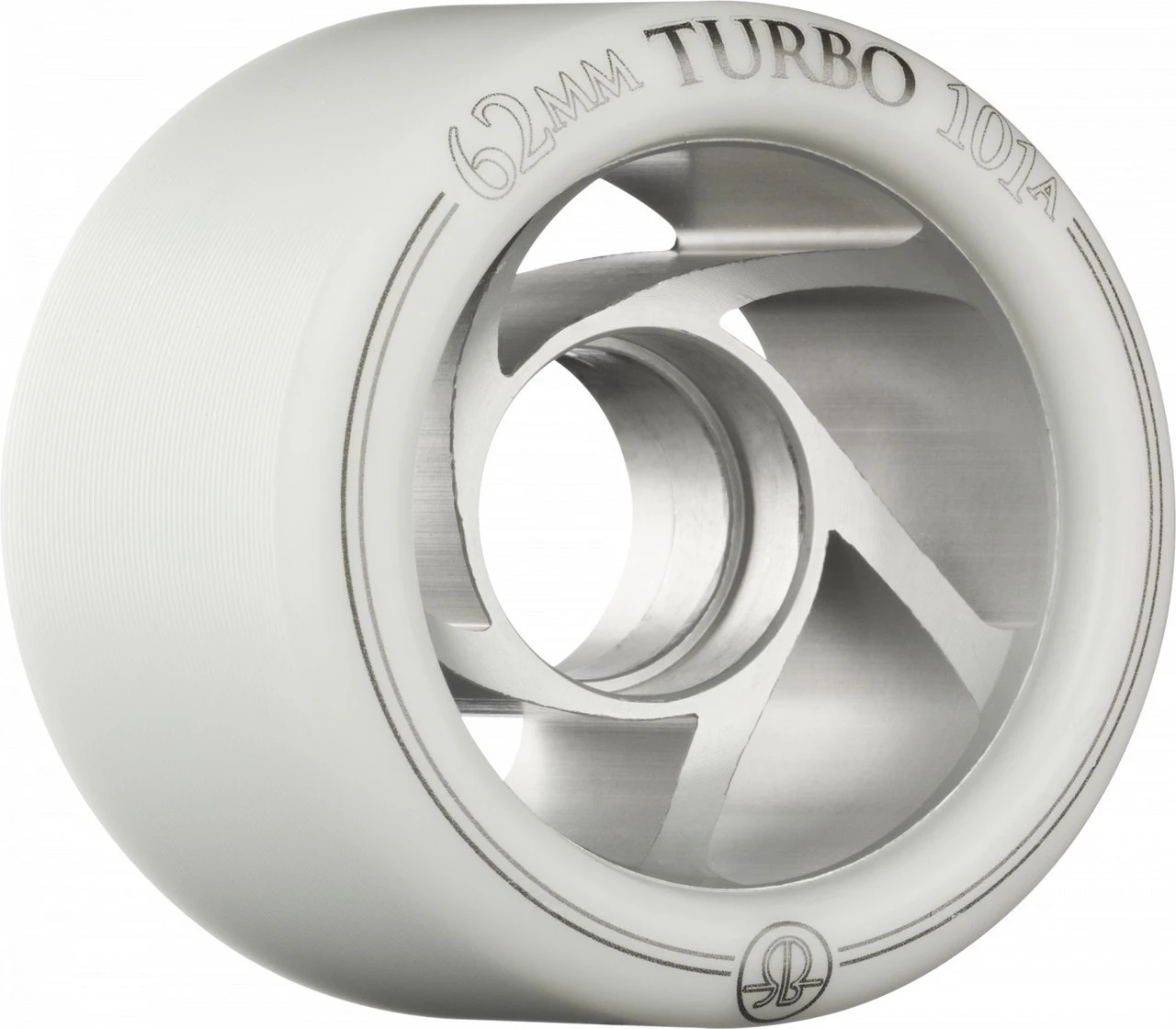 Rollerbones Turbo Speed/Derby Wheels With An Aluminum Hub (62mm, Set Of 8) 4 Rollerbones Turbo Speed/Derby Wheels With An Aluminum Hub (62mm, Set Of 8) - Image 2