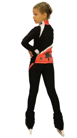 IceDress - IceDress Figure Skating Thermal Pants - Split (Coral)