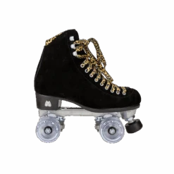 Riedell Quad Roller Skates - Panther Black Suede