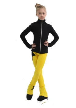 IceDress Figure Skating Outfit - Thermal - Disco Dance (Black With Yellow) -Skate Shop 13ffb4204ffa 43362 05194 01268.1582515918
