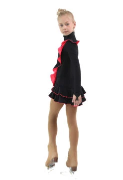 IceDress Figure Skating Dress - Thermal - Flamenco (Black With Hot Coral) -Skate Shop 17d46fde584f 37476 00315 32918.1582510637