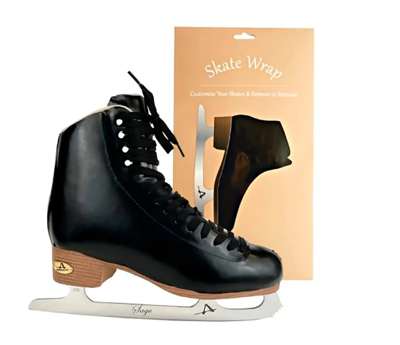 American Athletic Skate Wrap Womens - Black 3 American Athletic Skate Wrap Womens - Black