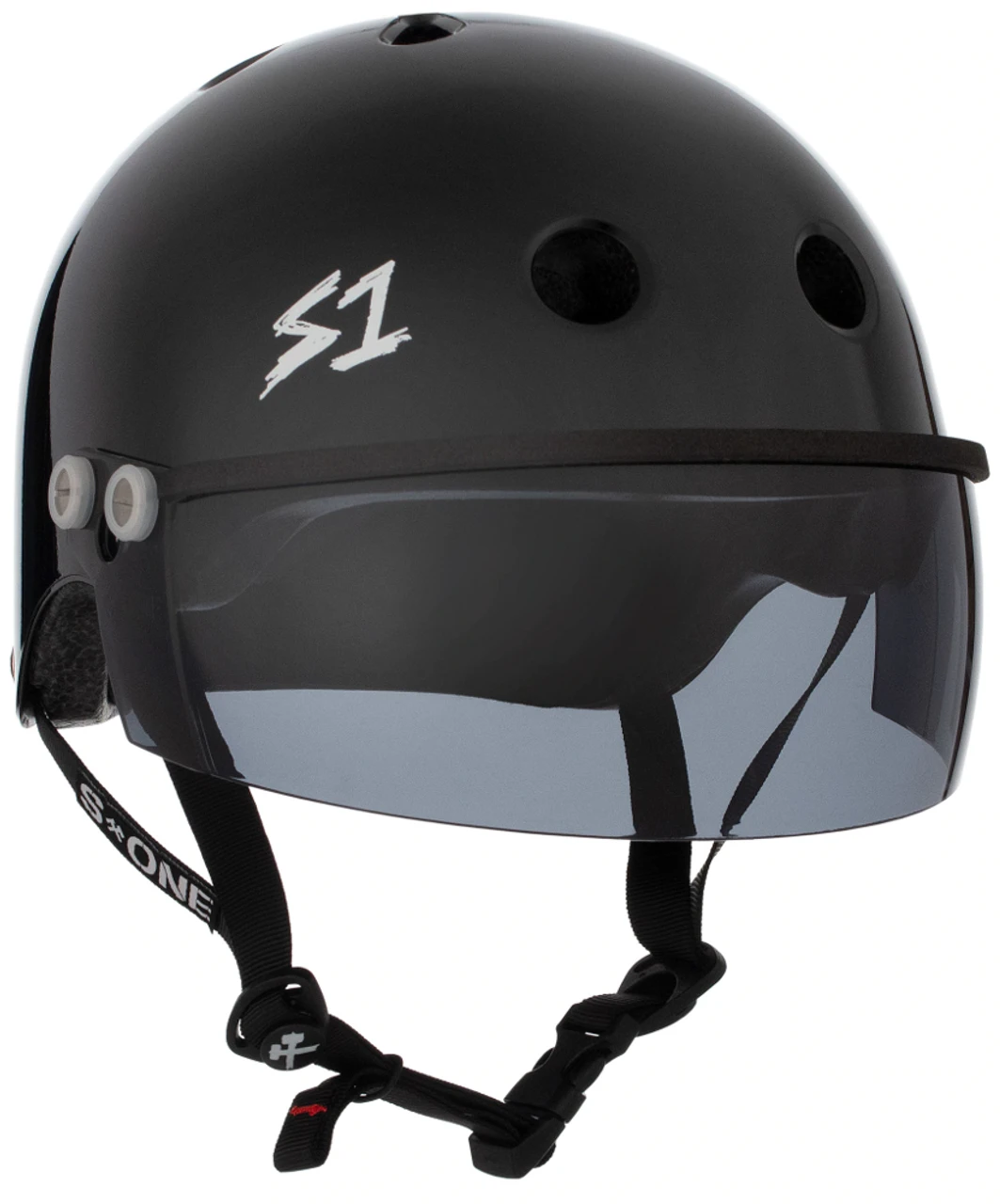 S1 Lifer Visor Helmet - GEN 2 - Black Gloss W/ Tint Visor 3 S1 Lifer Visor Helmet - GEN 2 - Black Gloss W/ Tint Visor