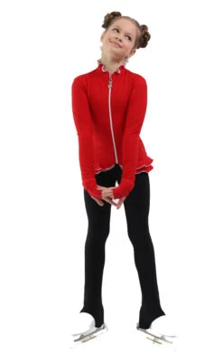 IceDress Figure Skating Jacket - Thermal - Minx (Red, White, Black) -Skate Shop 1 16687 54029 86970.1582511816