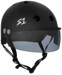 S1 Lifer Visor Helmet - GEN 2 - Black Matte W/ Tint Visor