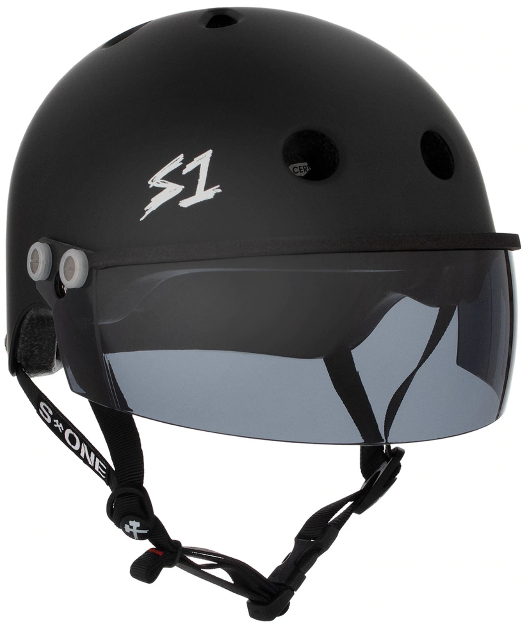 S1 Lifer Visor Helmet - GEN 2 - Black Matte W/ Tint Visor 3 S1 Lifer Visor Helmet - GEN 2 - Black Matte W/ Tint Visor
