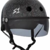 S1 Lifer Visor Helmet - GEN 2 - Black Gloss Glitter W/ Tint Visor 2 S1 Lifer Visor Helmet - GEN 2 - Black Gloss Glitter W/ Tint Visor -Skate Shop 1 23884.1599744445