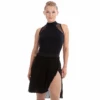 Elite Xpression - Black Chiffon Skirt - Large Waist Band