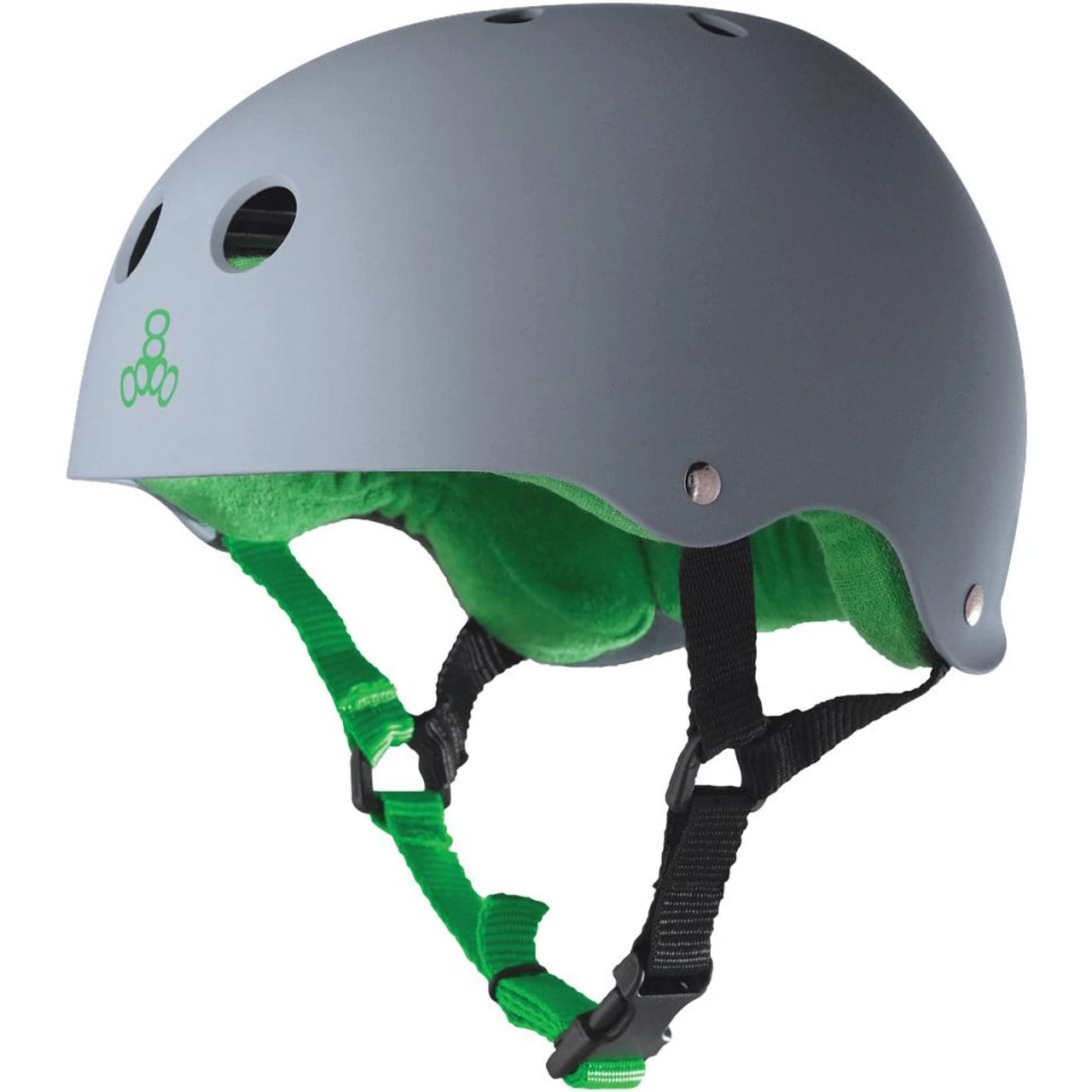 Triple Eight Sweatsaver Rollerskating Helmet - Carbon Rubber 3 Triple Eight Sweatsaver Rollerskating Helmet - Carbon Rubber