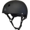 Triple Eight Sweatsaver Rollerskating Helmet - All Black Rubber -Skate Shop 1 46406.1637248509