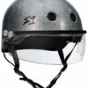S1 Lifer Visor Helmet - Gen 2 - Silver Gloss Glitter W/ Clear Visor 2 S1 Lifer Visor Helmet - Gen 2 - Silver Gloss Glitter W/ Clear Visor -Skate Shop 1 52366.1576796667