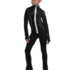 IceDress Figure Skating Pants - Thermal - Kant (Black With White)