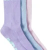 Impala Rollerskate Socks 3pk (Pastel) 2 Impala Rollerskate Socks 3pk (Pastel) -Skate Shop 1 65593.1681283735