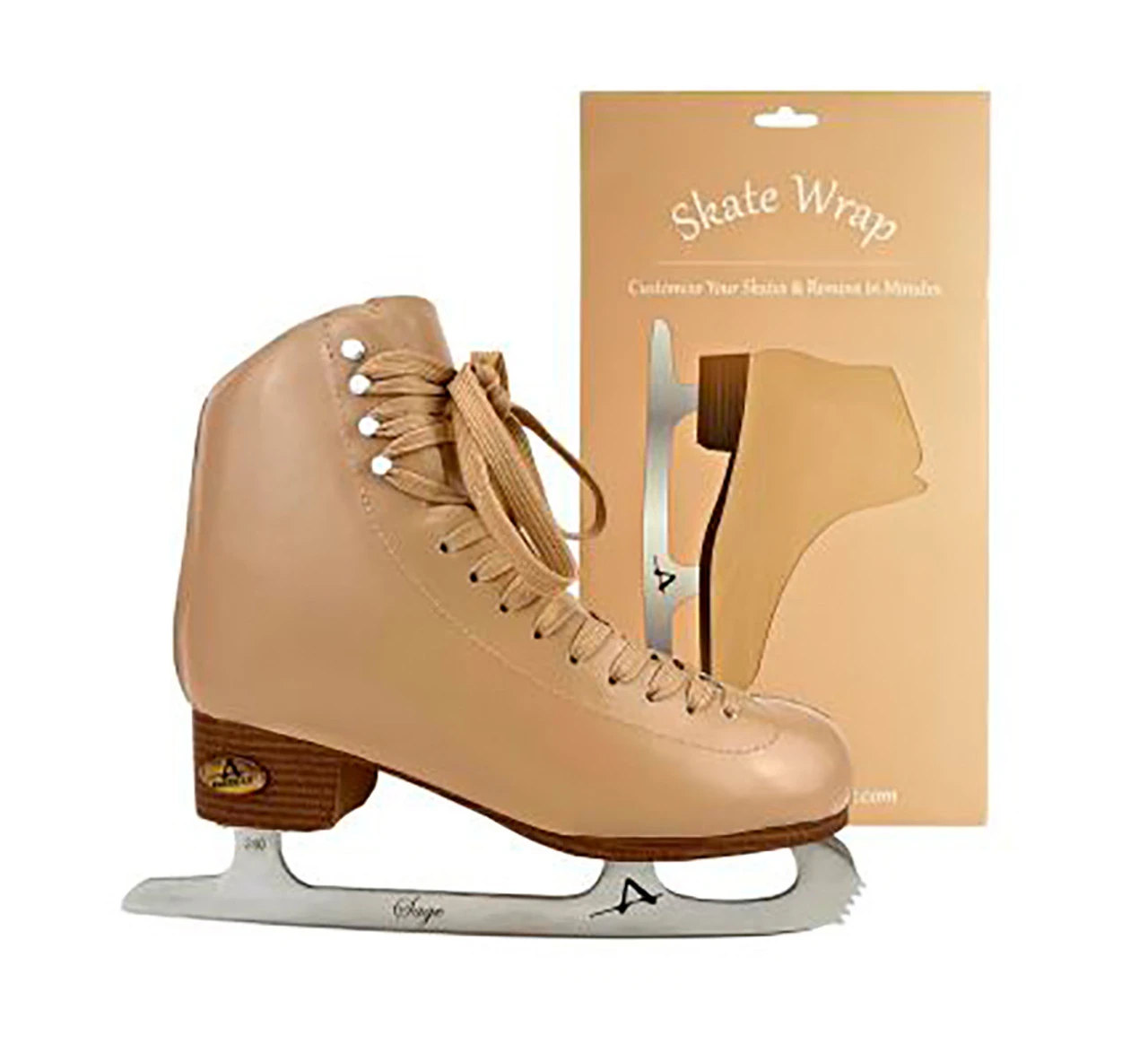 American Athletic Skate Wrap Womens - Tan 3 American Athletic Skate Wrap Womens - Tan