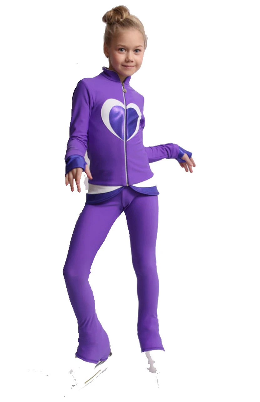 IceDress Figure Skating Outfit - Thermal - Tutti Frutti(25% OFF, Purple, White) 5 IceDress Figure Skating Outfit - Thermal - Tutti Frutti(25% OFF, Purple, White) - Image 3
