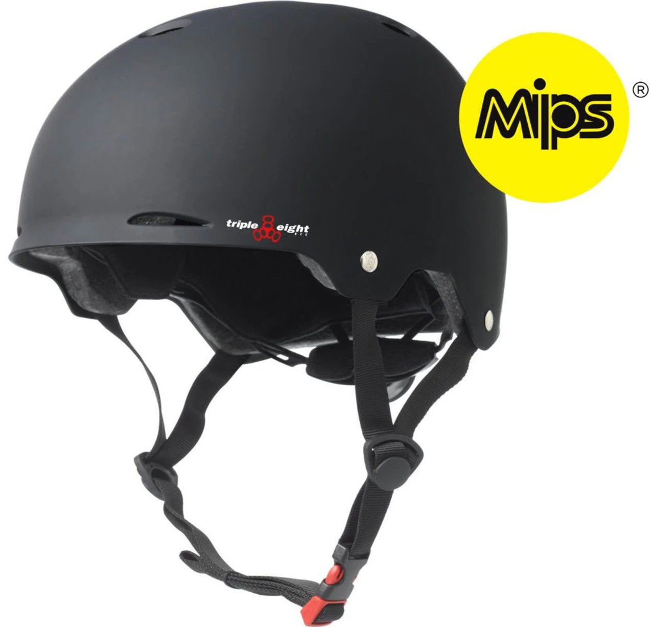 Triple Eight Gotham Dual Certified MIPS Rollerskating Helmet - Black Matte 3 Triple Eight Gotham Dual Certified MIPS Rollerskating Helmet - Black Matte