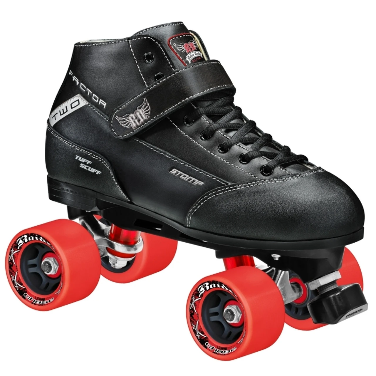 Roller Derby Elite Quad Roller Skates - Stomp Factor 2 With RTX Chassis 3 Roller Derby Elite Quad Roller Skates - Stomp Factor 2 With RTX Chassis