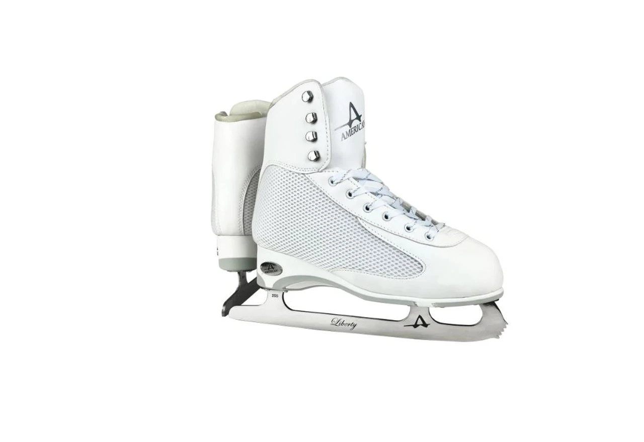 American Athletic -White Ice Figure Skates - Women's 3 American Athletic -White Ice Figure Skates - Women's