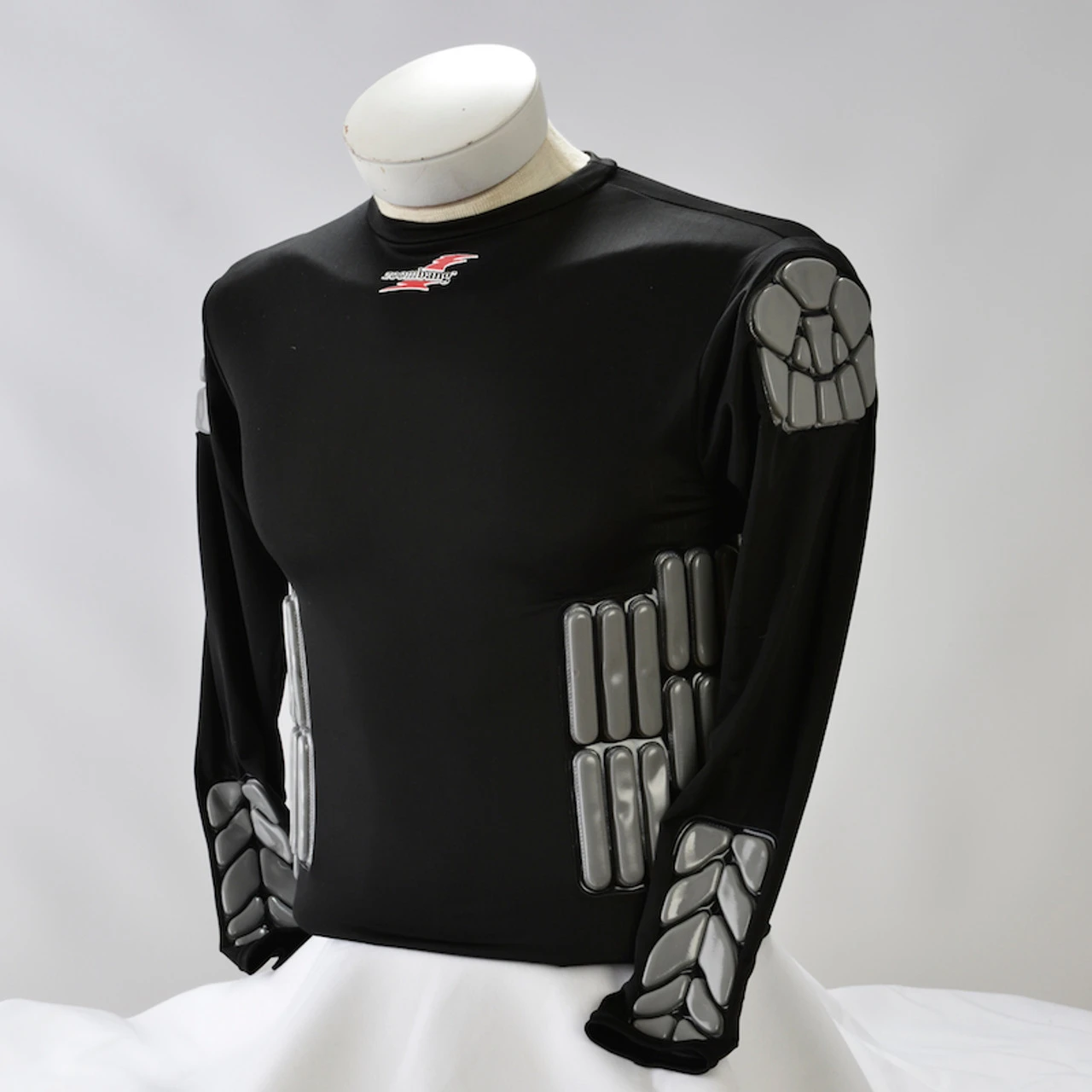 Zoombang Shirt 6 Piece Padded Motor Cross Shirt, Black 3 Zoombang Shirt 6 Piece Padded Motor Cross Shirt, Black