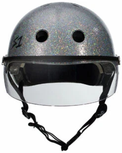 S1 Lifer Visor Helmet - Gen 2 - Silver Gloss Glitter W/ Clear Visor 9 S1 Lifer Visor Helmet - Gen 2 - Silver Gloss Glitter W/ Clear Visor -Skate Shop 1fb18768ab43 82475.1576796667