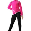 IceDress - Thermal Figure Skating Outfit - Orion (Fuchsia And Silver)