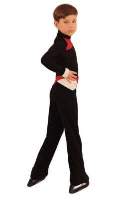 IceDress - Figure Skating Training Overalls For Boys - Skating (Black,Red And White) 7 IceDress - Figure Skating Training Overalls For Boys - Skating (Black,Red And White) -Skate Shop 20186532feff 06830 57353.1582465312