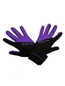 Icedress - Two Color Thermal Figure Skating Gloves "IceDress-Sport" (Black And Purple) -Skate Shop 24346be74331 30900.1642802475