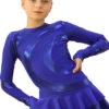 IceDress Figure Skating Dress - Thermal - Serpentine (Cornflower Blue With Cornflower Lycra) -Skate Shop 259d3301ef5c 84125 69883 88370.1582456825