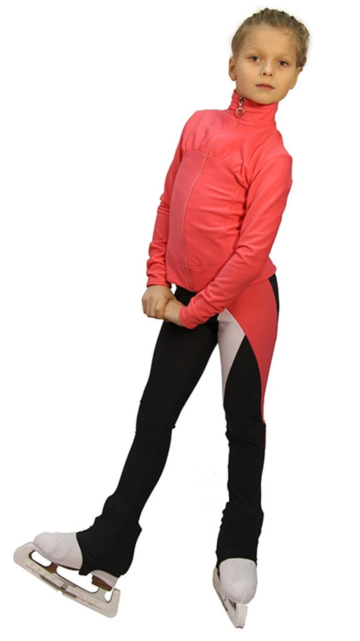 IceDress Figure Skating Outfit - Thermal - Twizzle-8 (Coral) 3 IceDress Figure Skating Outfit - Thermal - Twizzle-8 (Coral)