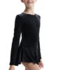 Mondor Born To Skate Glitter Figure Skating Dress 2711 - Black/Silver 2 Mondor Born To Skate Glitter Figure Skating Dress 2711 - Black/Silver -Skate Shop 2711 16 85752.1681188694