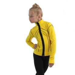 IceDress Figure Skating Outfit - Thermal - Kant (Yellow With Black)