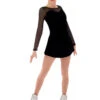 Mondor Plain Velvet Figure Skating Dress 2851 -Skate Shop 2851 79969.1643281695