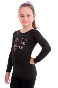Elite Xpression - Black Skate Like A Star Top - Pink -Skate Shop 28e7c9590f97 93590.1629362791