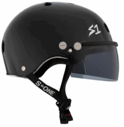 S1 Lifer Visor Helmet - GEN 2 - Black Gloss W/ Tint Visor 9 S1 Lifer Visor Helmet - GEN 2 - Black Gloss W/ Tint Visor -Skate Shop 2 12496.1599744448